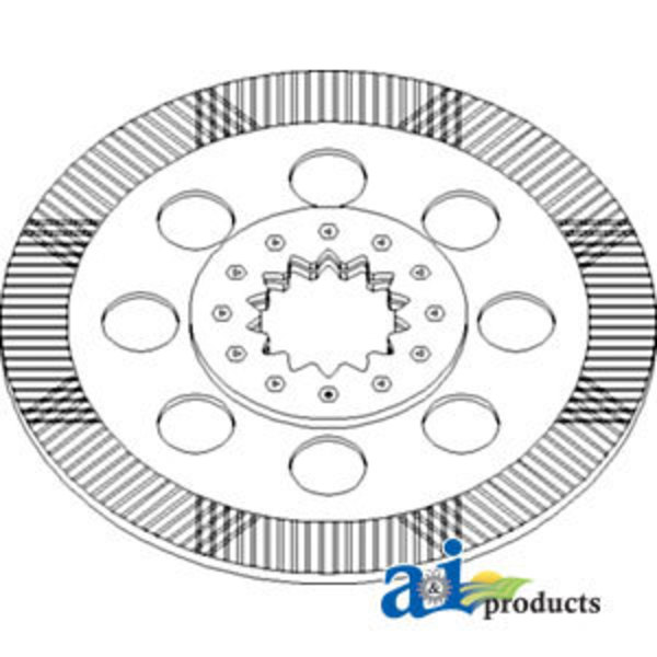 A & I Products Disc, Brake 13.5" x13.5" x0.2" A-3617653M91
